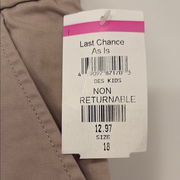Nordstrom Tan Flat Front Chino Shorts - Picture 3 of 4